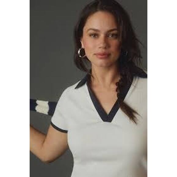 STAUD Tops - STAUD M Volley Polo Golf Tennis Core V-neck  short sleeves Top Preppy Luxury Tee